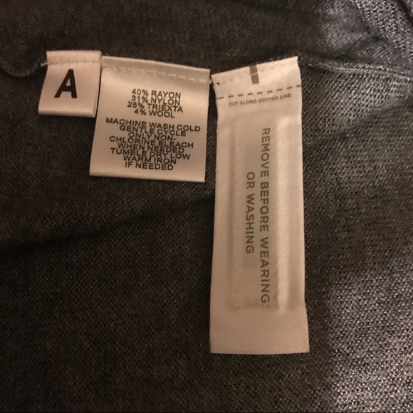 Ann Taylor LOFT Gray Wrap Cardigan, EUC, S - Picture 10 of 12